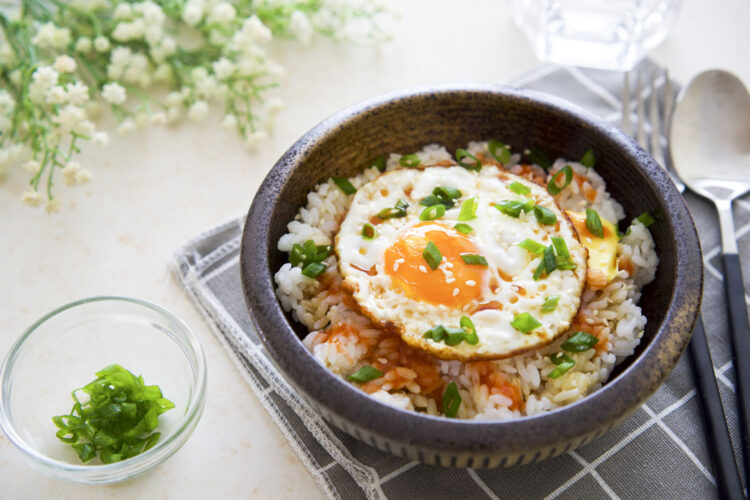 Korean sesame egg & rice (Gyeran Bap)